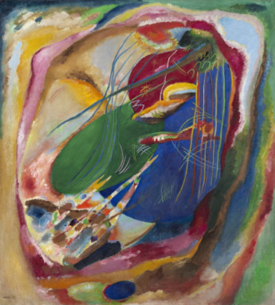 Pintura con tres manchas, n.º 196, 1914, Wassily Kandinsky Pintura con tres manchas, n.º 196, 1914, Wassily Kandinsky