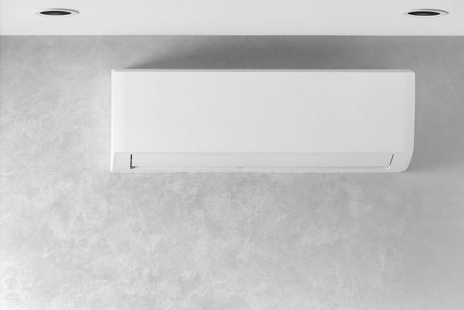 bigstock White Air Conditioner On A Gra 476808831 bigstock White Air Conditioner On A Gra 476808831