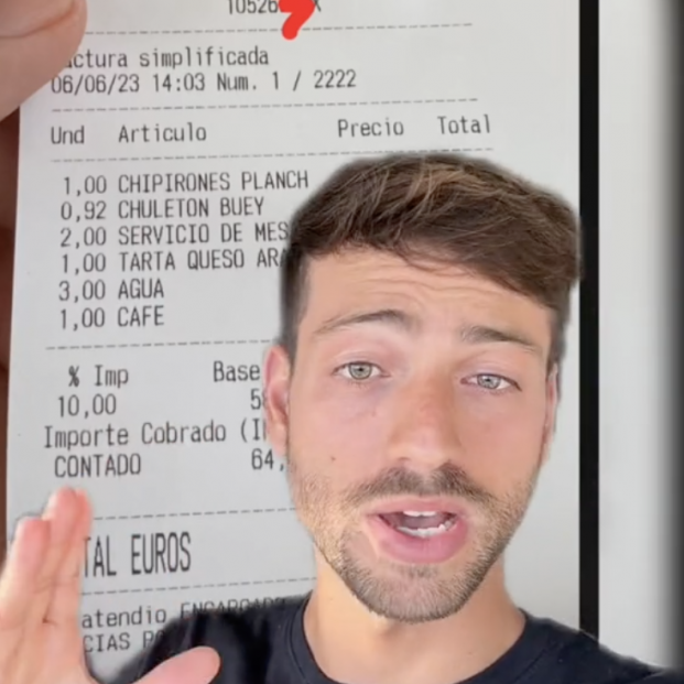 Atento si te cobran esto en un restaurante: puedes reclamarlo. Foto: TikTok