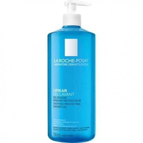'Lipikar Gel lavant' de La Roche Posay (12:19 euros) 750 ml