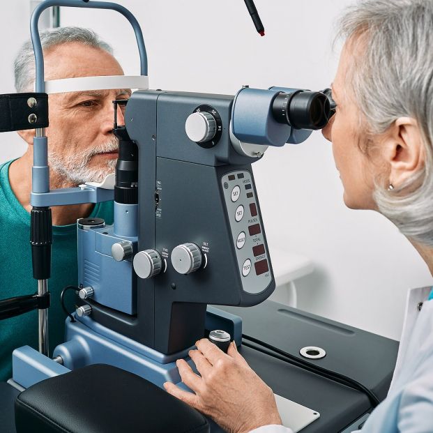bigstock Experienced Optometrist Doing455330101
