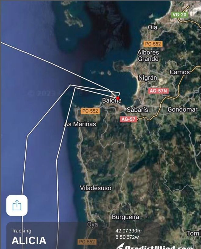 Cuaderno de a bordo día 30: Llegada a Baiona