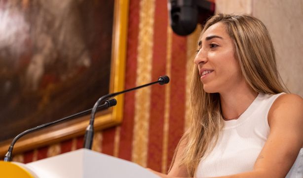 El emotivo discurso de Olga Carmona a su padre: "Seguro que lo celebraste desde arriba". Foto: Europa Press