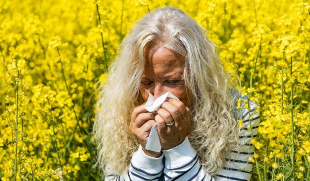 bigstock Woman Suffers From Allergy In  476351385