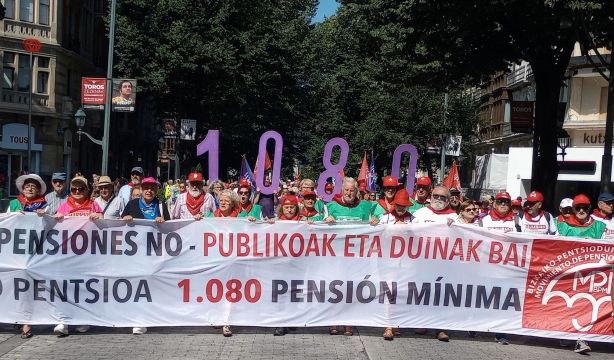 Arranca el 'otoño caliente' de los pensionistas: Bilbao, Granada y Madrid, centro de las protestas