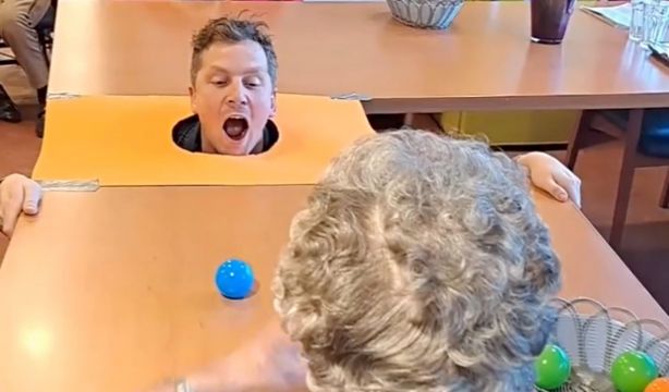 Los originales ejercicios de una residencia de mayores que triunfan en las redes. Foto: Instagram