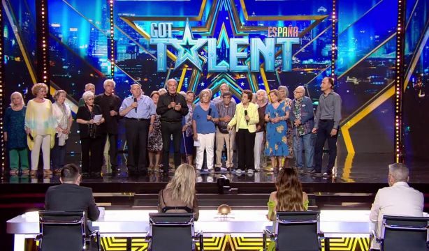 El emotivo poema de un grupo de mayores en 'Got Talent': "No olvidemos cuántas cosas les debemos". Foto: Redes Sociales