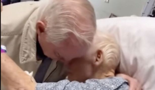 VÍDEO: El emotivo abrazo de despedida entre dos hermanos nonagenarios: "Te quiero"