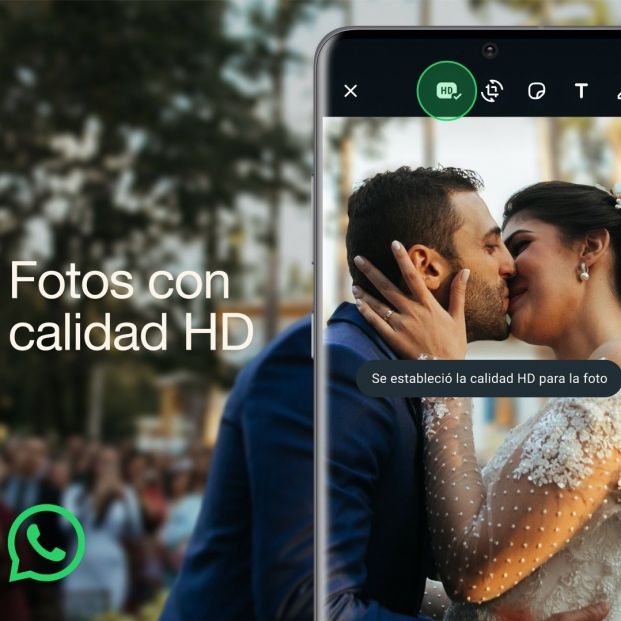 Así puedes enviar imágenes en alta calidad en WhatsApp. Foto: Europa Press Así puedes enviar imágenes en alta calidad en WhatsApp. Foto: Europa Press