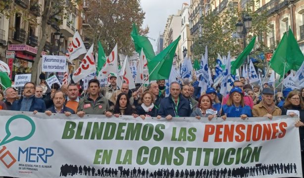 Los pensionistas se manifestarán por el blindaje constitucional durante la investidura de Feijóo