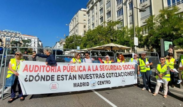 "El Gobierno no cumple. No hace la auditoría de la Seguridad Social", denuncia Coorpen Madrid