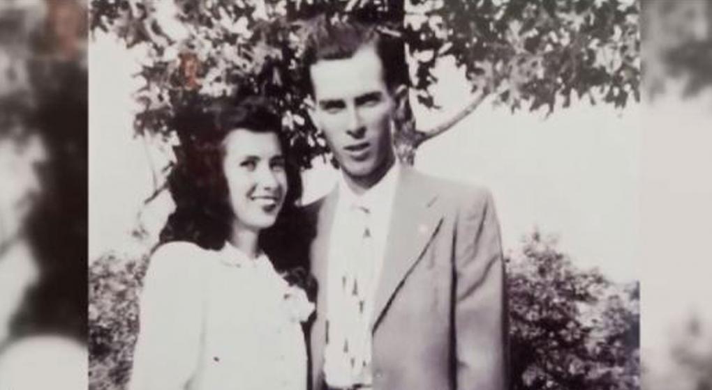 Marilyn y Herbert en su boda Marilyn y Herbert en su boda