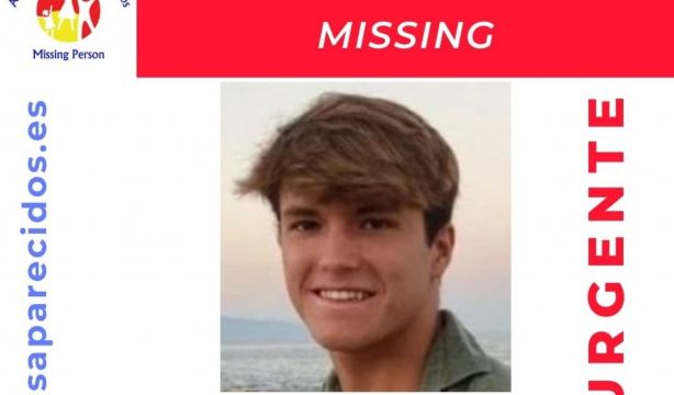 Álvaro, el joven futbolista desaparecido tras pasar la noche en una discoteca en Sevilla. Foto: Europa Press