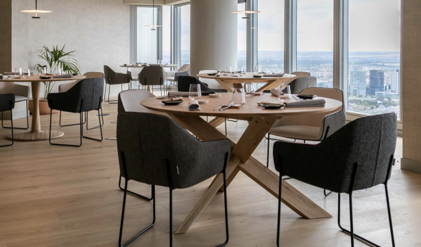 Élkar, el restaurante más alto de España, reabre sus puertas en Madrid