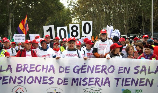 Manifestación Pensionistas 28 de octubre. Foto: Pablo Recio