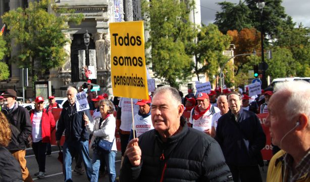 Manifestación Pensionistas 28 de octubre. Foto: Pablo Recio