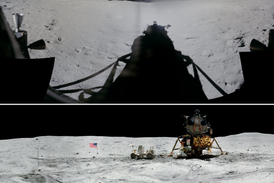 Las panorámicas de la Luna Las panorámicas de la Luna