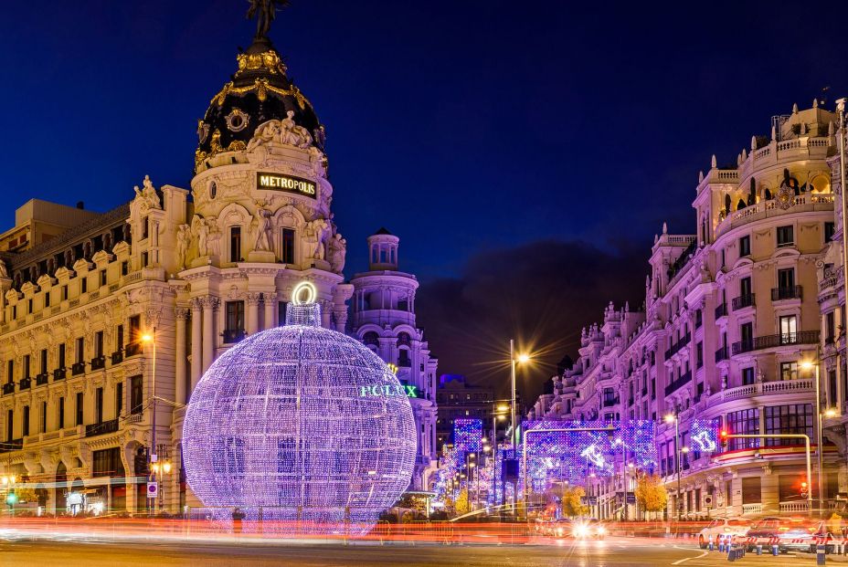 Gran Vía se convierte en un "jardín de invierno" en Navidad Gran Vía se convierte en un "jardín de invierno" en Navidad