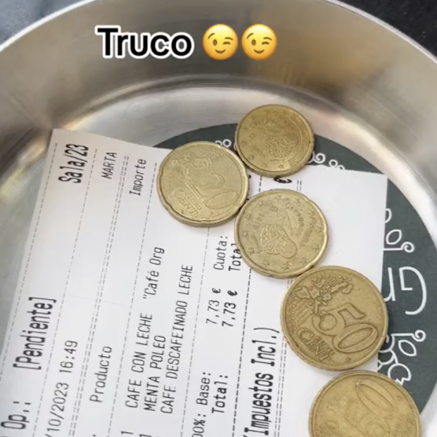 El truco de los camareros para que los clientes dejen mas propina. Foto: TikTok El truco de los camareros para que los clientes dejen mas propina. Foto: TikTok