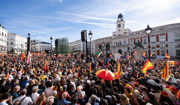 EuropaPress 5571158 miles manifestantes concentracion contra amnistia puerta sol 12 noviembre