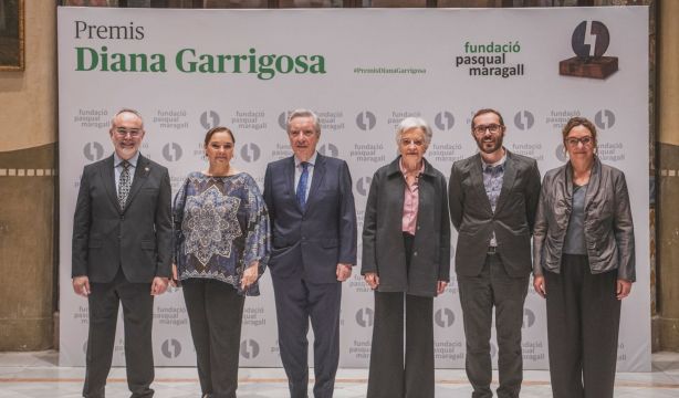 Victoria Camps e Iñaki Gabilondo, galardonados en la segunda edición de los Premios Diana Garrigosa. Foto: Fundación Pasqual Maragall