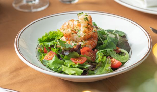 Receta de ensalada templada de gambones