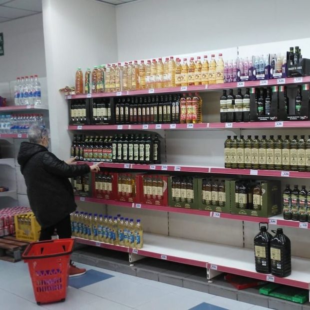 EuropaPress 5099835 desabastecimiento supermercado asturiano huelga transportistas