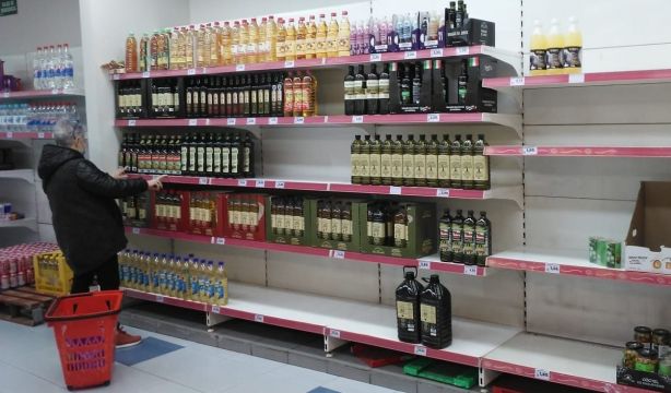 EuropaPress 5099835 desabastecimiento supermercado asturiano huelga transportistas