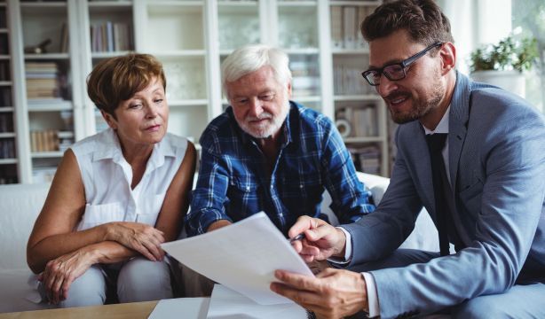 bigstock Senior couple planning their i 156029663