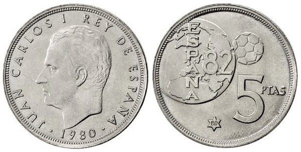 5 pesetas 1980 5 pesetas 1980