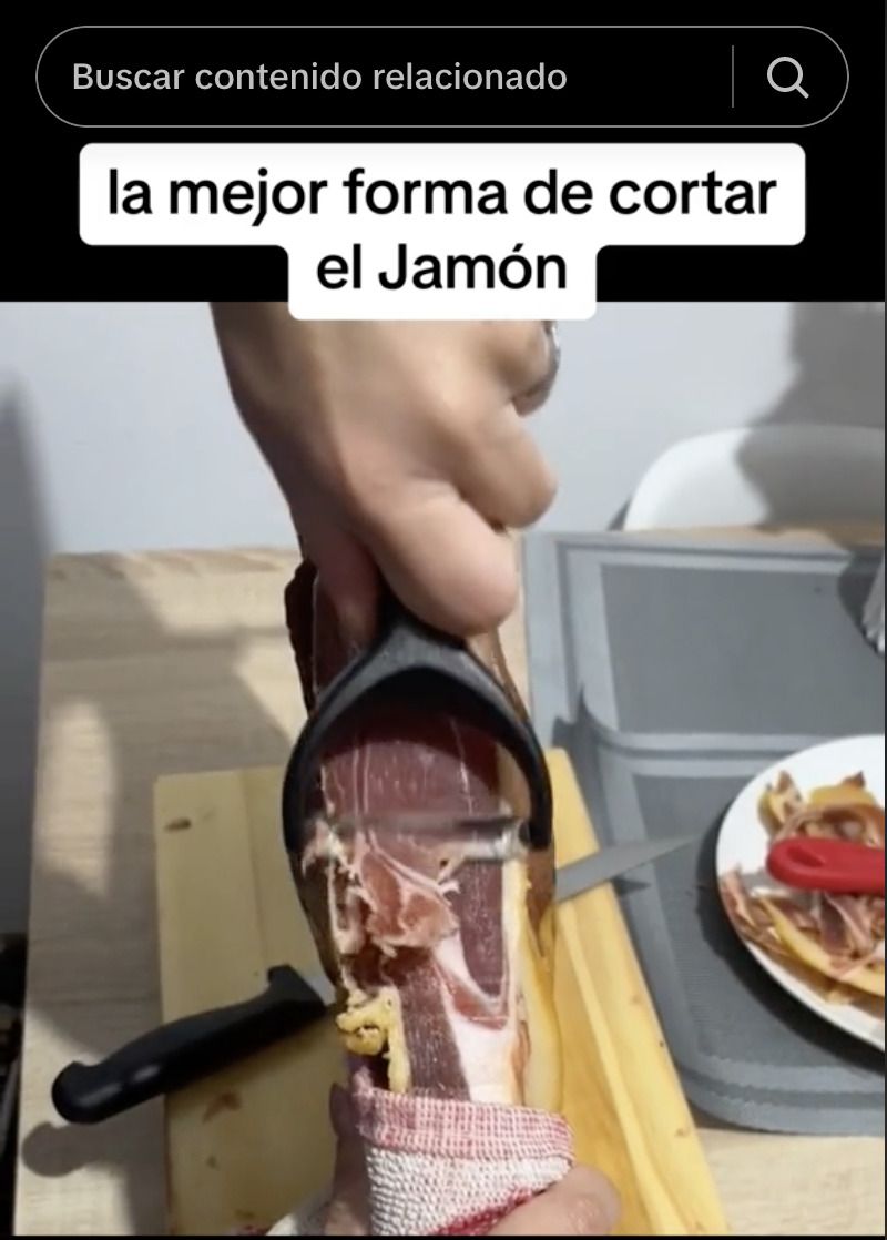 Cómo cortar el jamón Cómo cortar el jamón