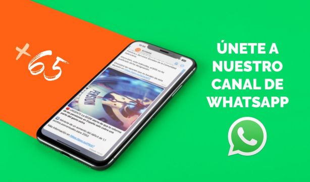 Únete al canal de WhatsApp de 65YMÁS y recibe toda la información en tu móvil