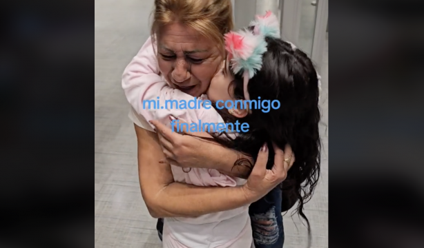 VÍDEO: El reencuentro de una niña con sus abuelos conmueve en las redes