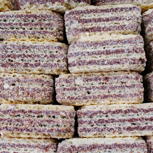 Napolitanas de dos sabores Napolitanas de dos sabores