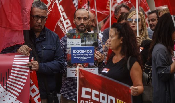 Los trabajadores de la banca se movilizan por un salario acorde con los beneficios del sector. Foto: EuropaPress