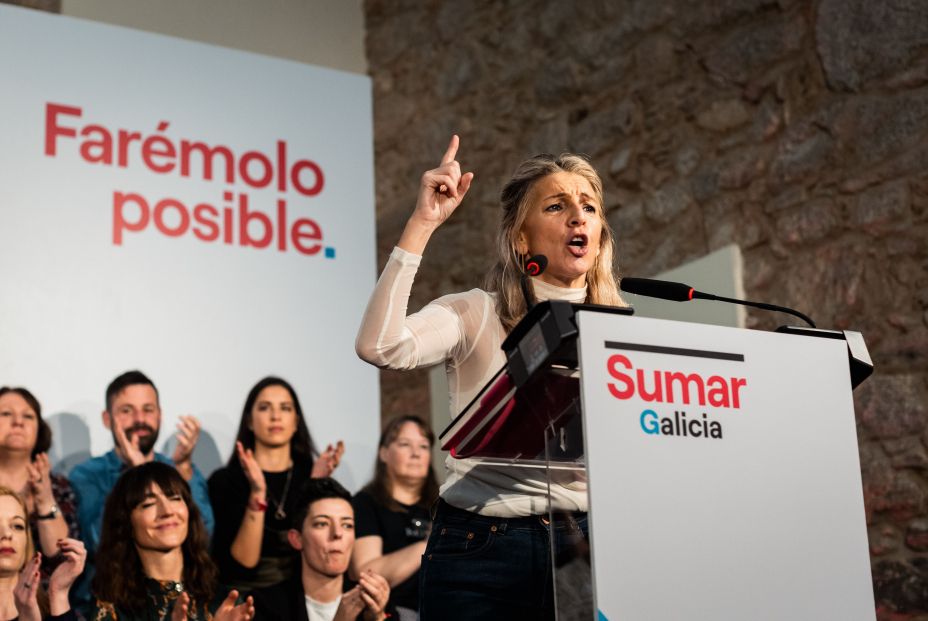 EuropaPress 5764444 vicepresidenta segunda lider sumar yolanda diaz interviene cierre campana