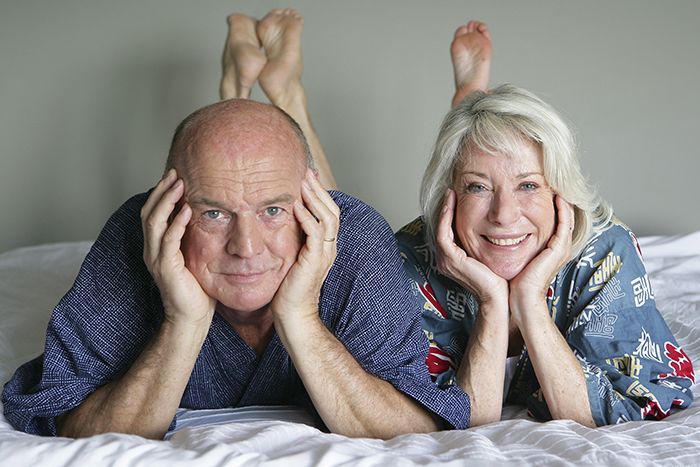 Pareja mayor enamorada. Pareja mayor enamorada.