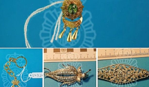 Miles de joyas recuperadas por la Policía buscan a sus dueños en una exposición virtual