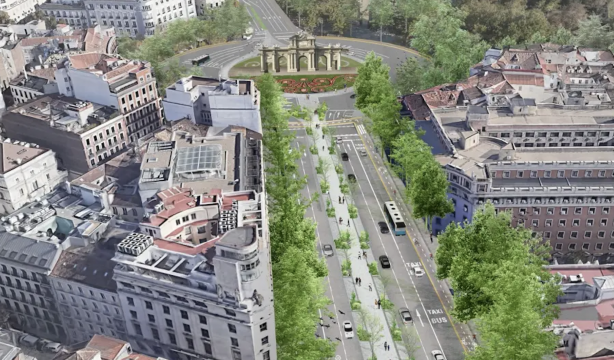 Así será el bulevar peatonal de Madrid que unirá Cibeles con la Puerta de Alcalá