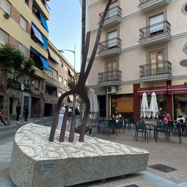 Monumento a la tortilla de patatas inaugurado en Villanueva de la Serena en 2021 Monumento a la tortilla de patatas inaugurado en Villanueva de la Serena en 2021
