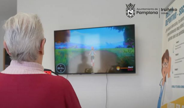Videojuegos activos, la nueva propuesta de Pamplona para combatir el sedentarismo en mayores (Ayuntamiento de Pamplona)