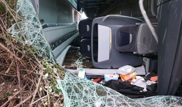 Todos los heridos del accidente de autobús del Imserso se encuentran fuera de peligro
