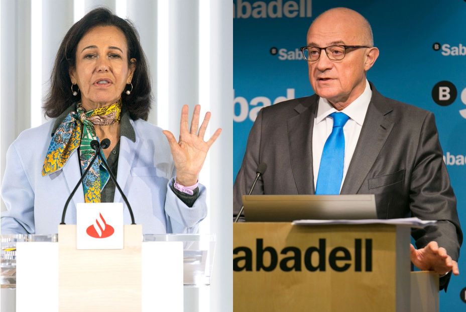 Santander y Sabadell encabezan la sangría de sucursales bancarias cerradas Santander y Sabadell encabezan la sangría de sucursales bancarias cerradas