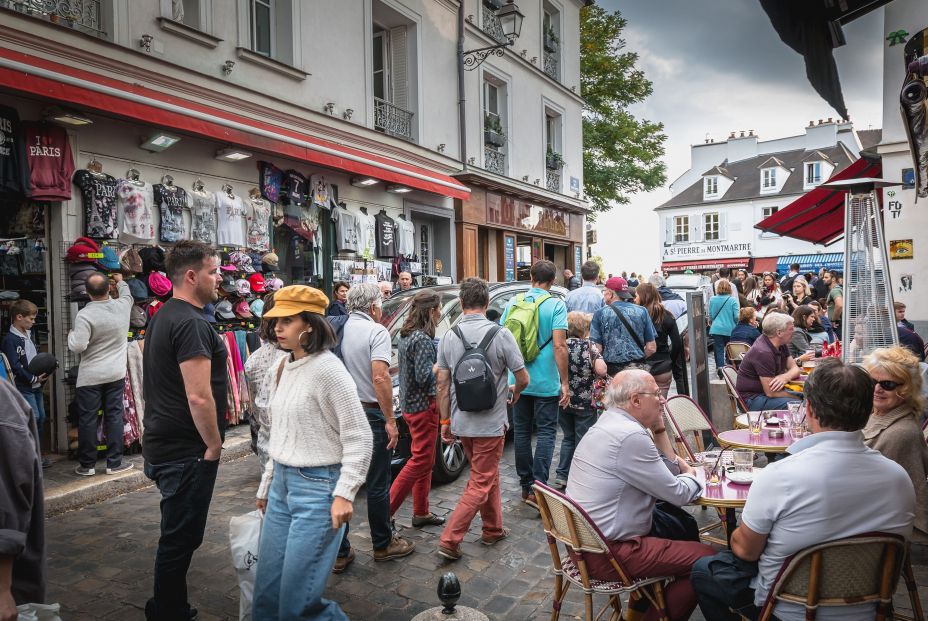 Place du Tertre, Montmartre, Francia Place du Tertre, Montmartre, Francia