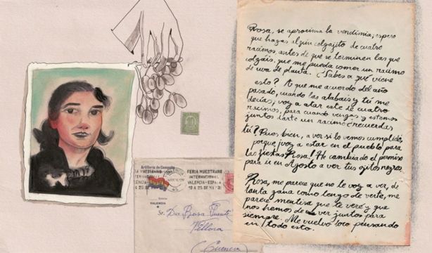 'Un barbero en la guerra': María Herreros ilustra el diario de su abuelo durante la Guerra Civil