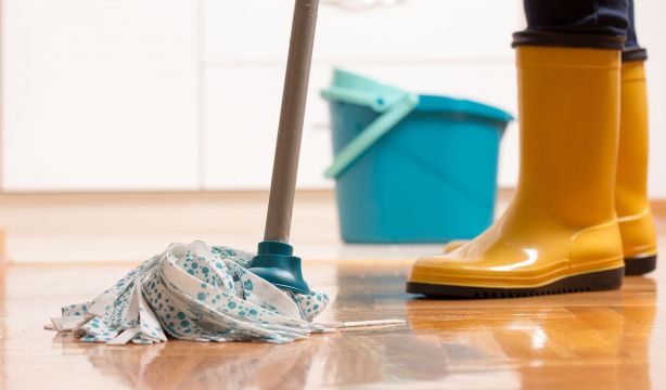 El truco para mantener la fregona limpia y libre de gérmenes (Bigstock)