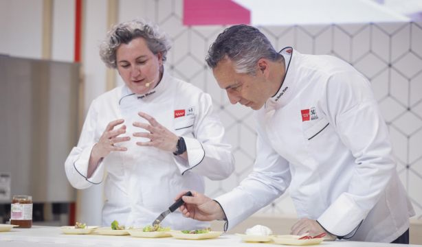 Productos madrileños como el vino, la carne o el aceite exhiben su calidad en el Salón Gourmets 2024. Foto: Comunidad de Madrid