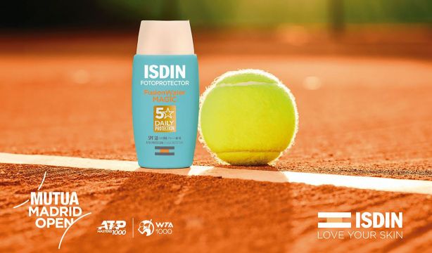 ISDIN fotoprotegerá a los tenistas del Mutua Madrid Open por séptimo año consecutivo
