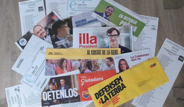 EuropaPress 5946166 propaganda electoral todos partidos elecciones catalanas 12m mayo 2024 (1)