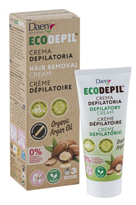 Daen Ecodepil Crema Depilatoria caja y tubo